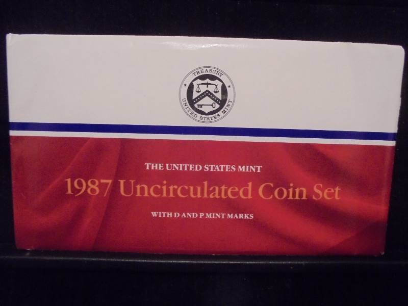 1987 US Mint Uncirculated P&D Set