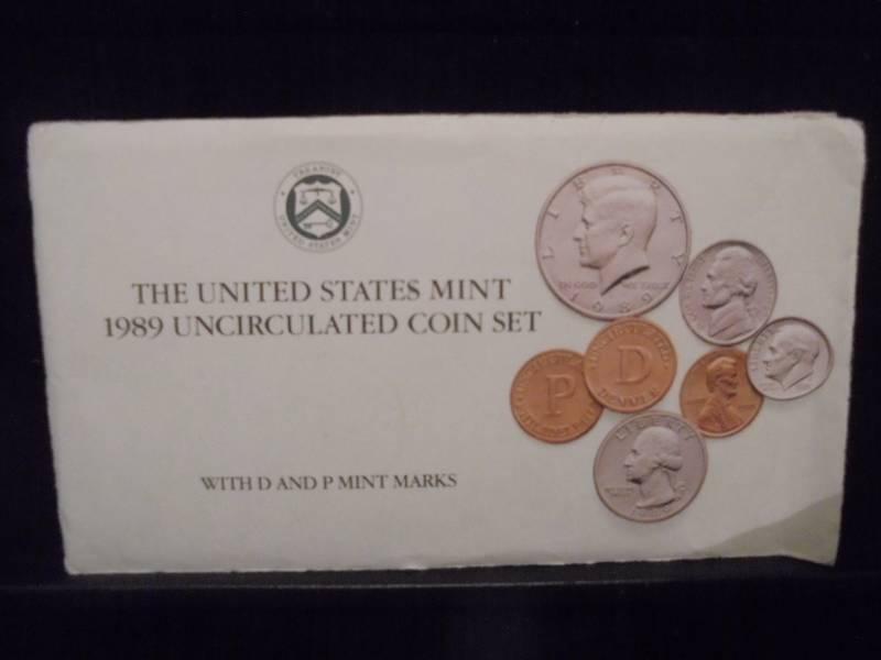 1989 US Mint Uncirculated P&D Set