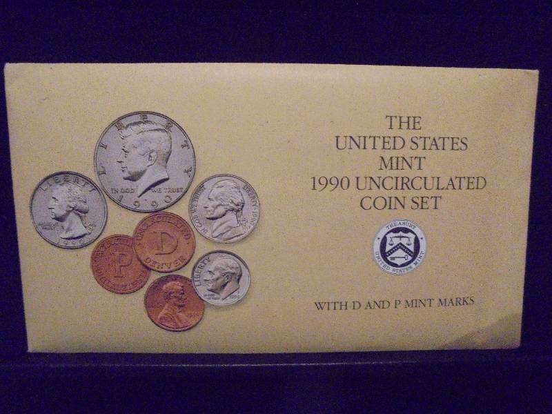 1990 US Mint Uncirculated P&D Set