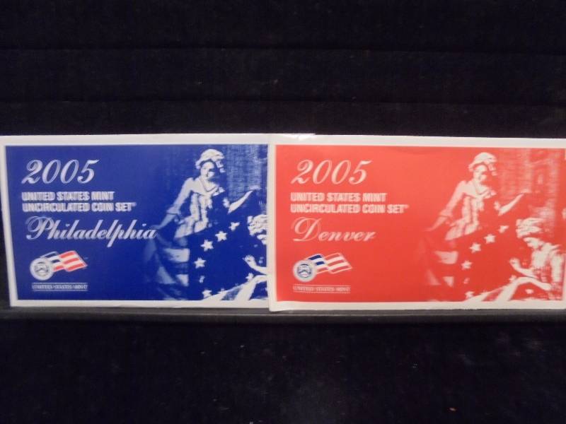 2005 US Mint Uncirculated P&D Set