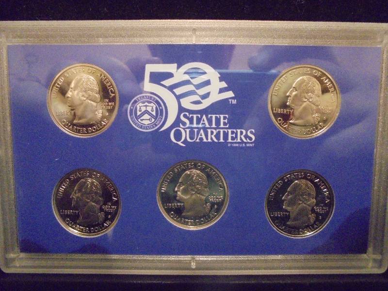 2003 US Mint 50 State Quarters Proof Set