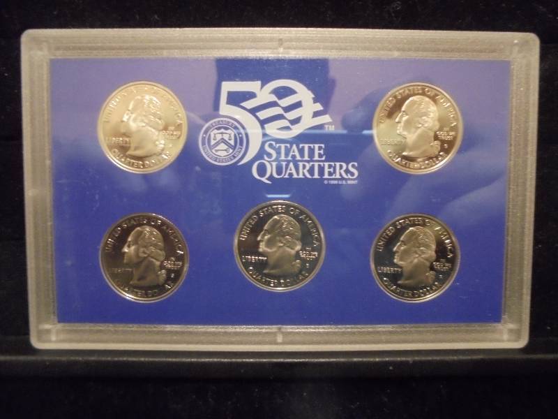 2004 US Mint 50 State Quarters Proof Set