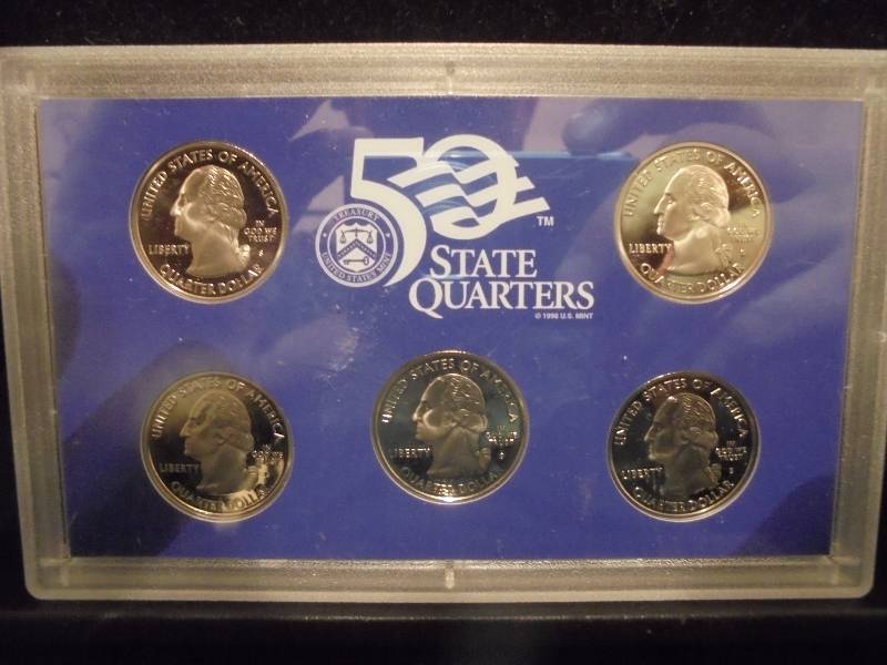 2005 US Mint 50 State Quarters Proof Set