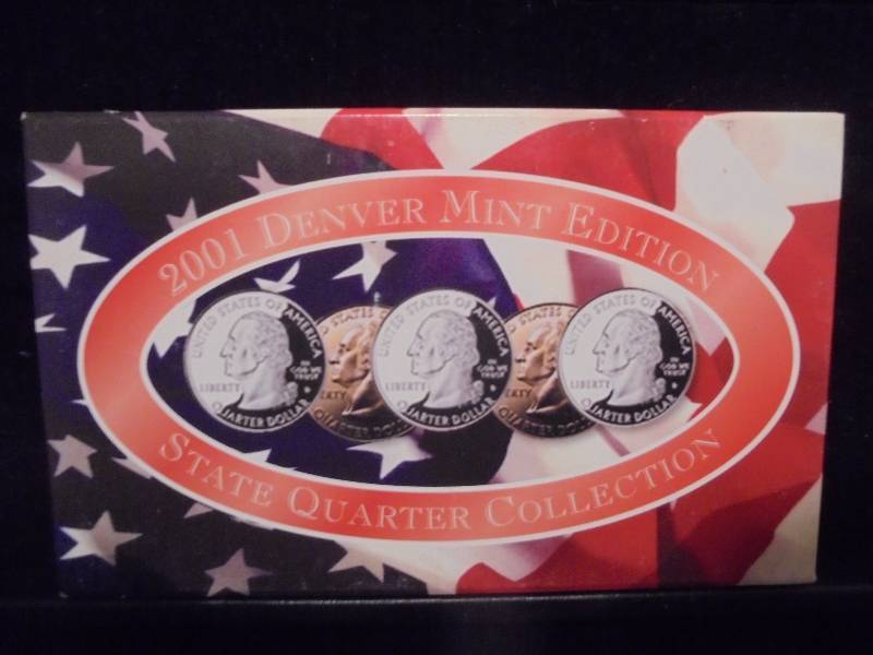 2001 Denver Mint Edition Proof State Quarter Collection