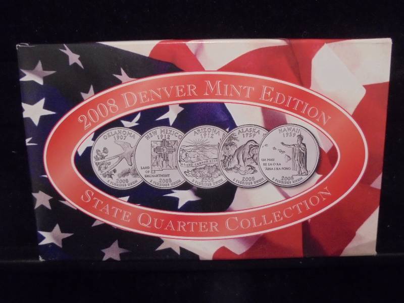 2008 Denver Mint Edition Proof State Quarter Collection