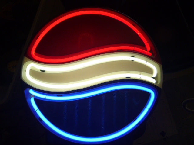 lot 13 image: Pepsi Neon Sign