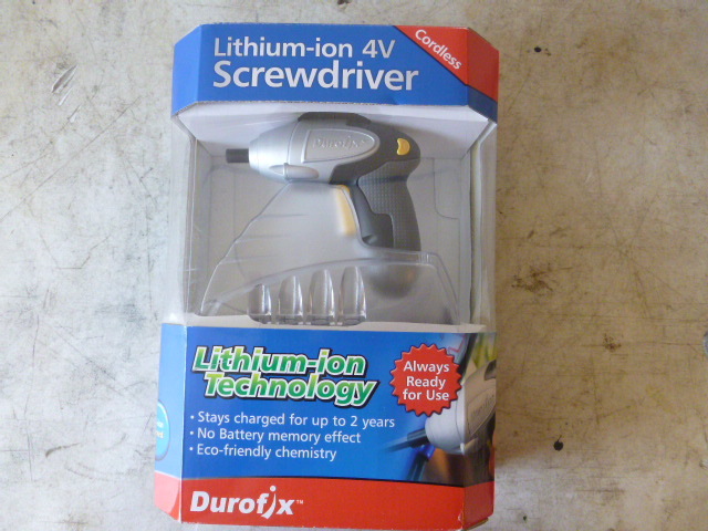 lot 19 image: Durofix Lithium-ion 4V Screwdriver