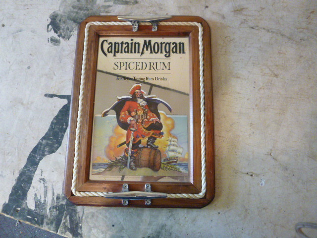 lot 49 image: Captain Morgan Mirror