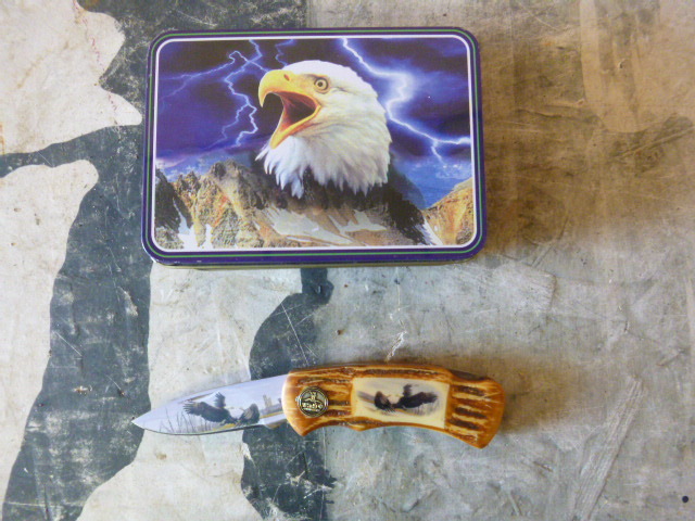 lot 76 image: Wild Outdoors Eagle Lock Blade Knife