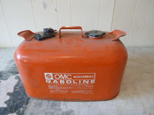 lot 79 image: OMC Metal Marine Gas Tank
