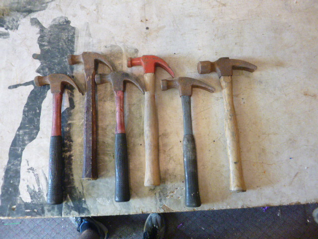 lot 99 image: 6 Hammers
