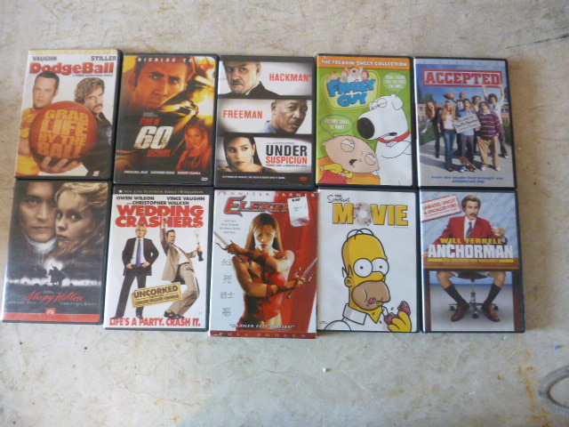lot 110 image: 10 DVD Movies