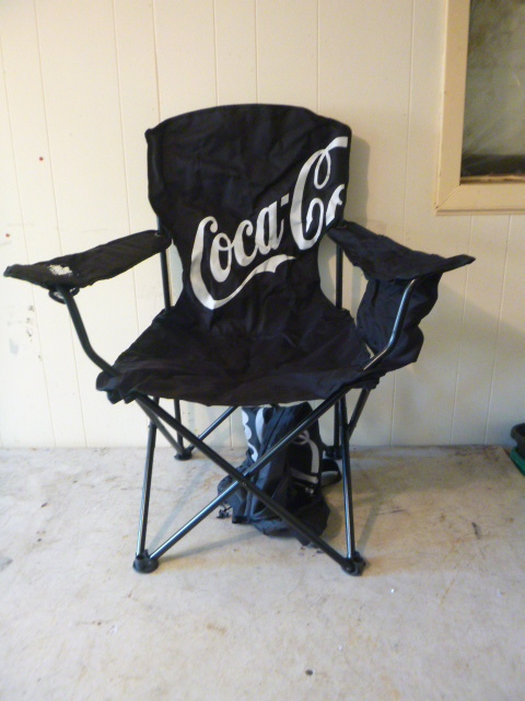 lot 128 image: Coca-Cola Folding Chair