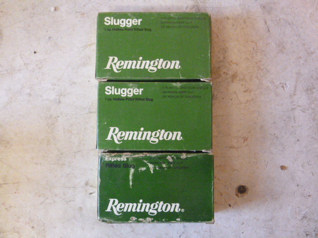 lot 182 image: 3 Boxes of Remington Rifle Slugs