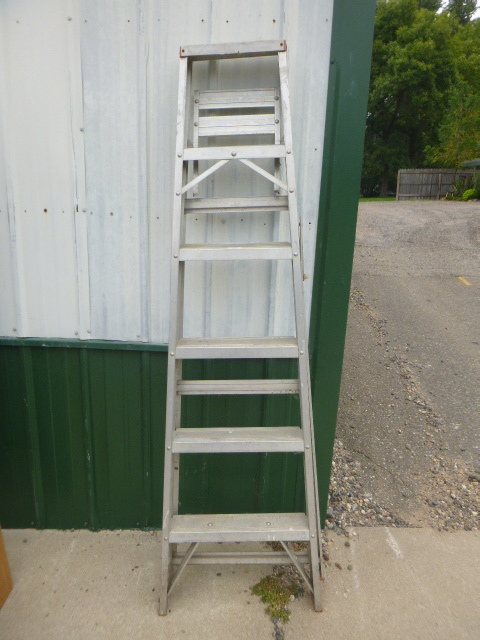 lot 218 image: Aluminum Step Ladder