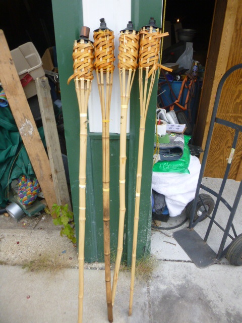lot 236 image: 4 Tiki Torches
