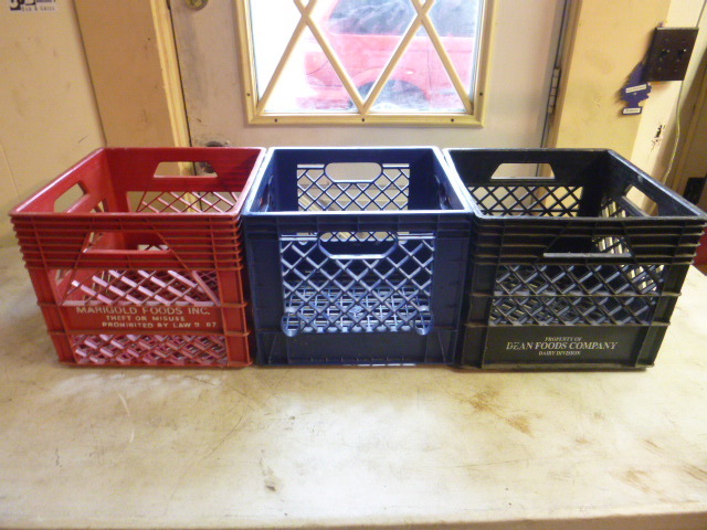 lot 347 image: 3 Milk Crates