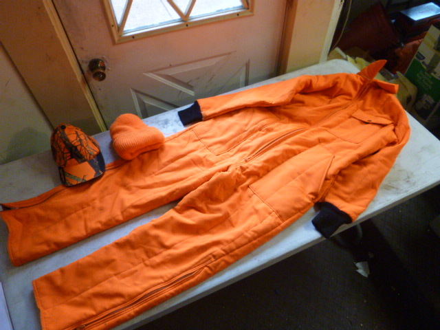 lot 351 image: Blaze Orange Coveralls