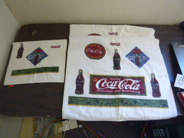 lot 353 image: 2 Coca-Cola Towels