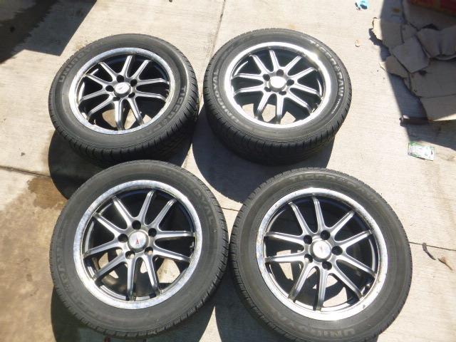 lot 366 image: 4 Uniroyal Tires and Rims