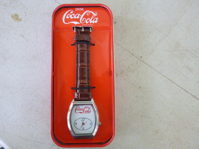 lot 378 image: Coca-Cola Wrist Watch