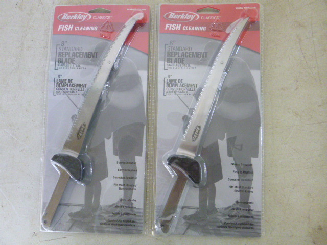 lot 382 image: 2 Berkley Fish Cleaning Replacement Blades