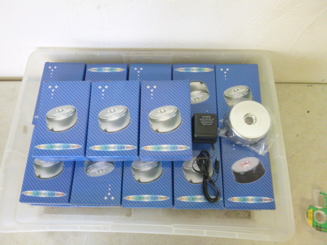 lot 388 image: 24 Crystal Rotary Slide Show Lights