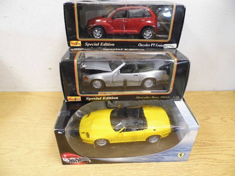 3 Die Cast Cars