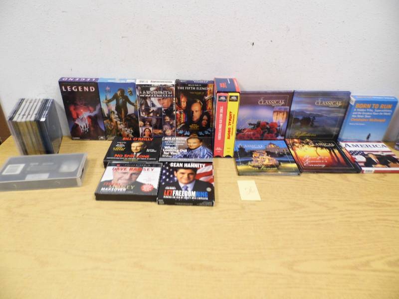 DVDs - CDs - VHS