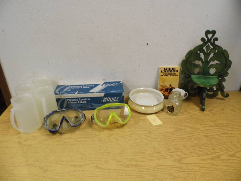Diving Masks - Shelf - Labels