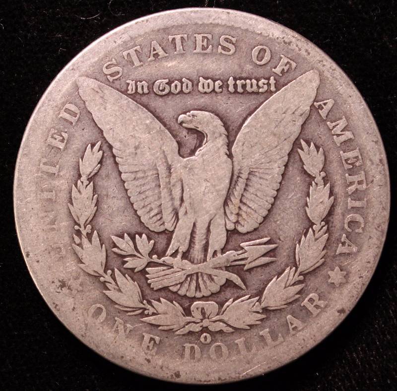 1885-O MORGAN SILVER DOLLAR