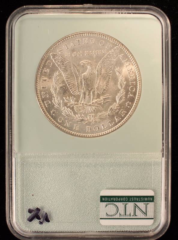 1901-O MORGAN SILVER DOLLAR CERTIFIED MS66 BY NTC