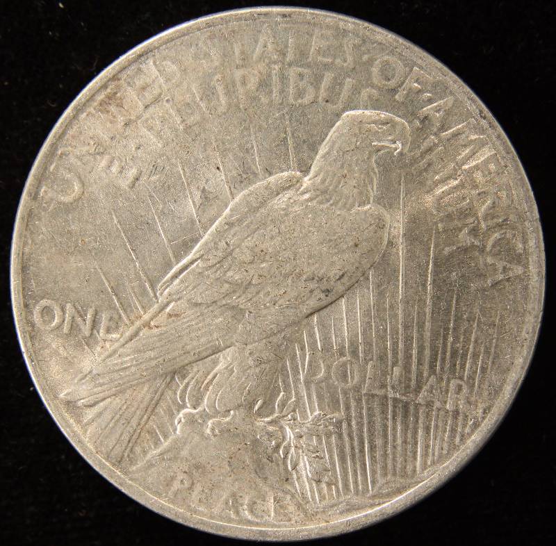 1922 PEACE SILVER DOLLAR AU