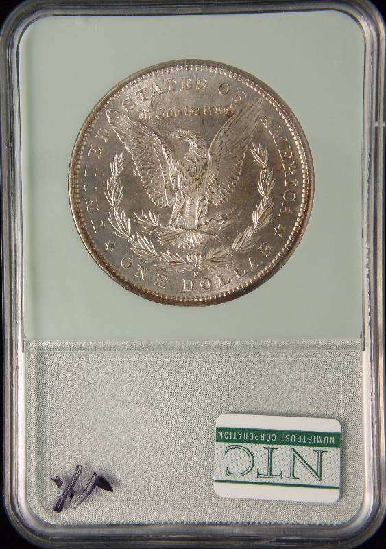 1881-S MORGAN SILVER DOLLAR CERTIFIED MS66 BY NTC