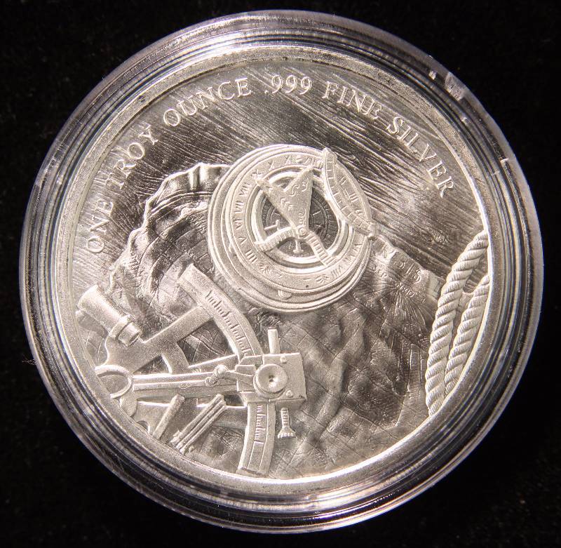 1 TROY OZ. .999 FINE SILVER PROSPECTOR IN AIRTITE HOLDER