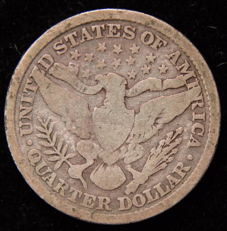 1899 BARBER SILVER QUARTER GOOD