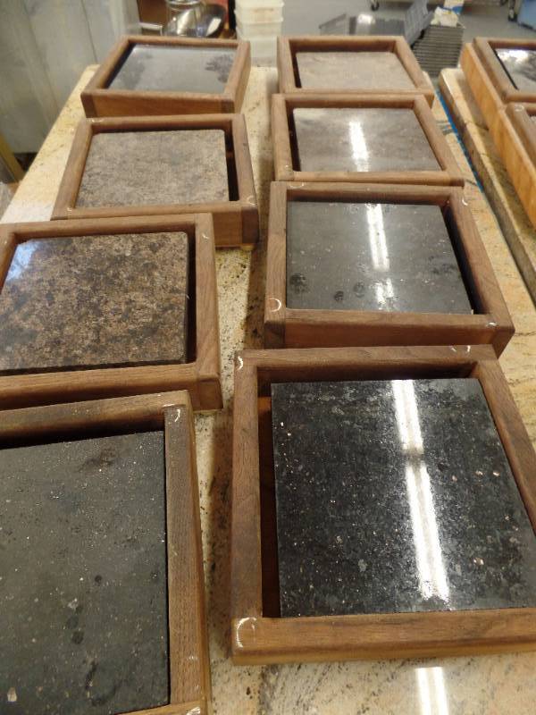 Sizzling Steak Stones with Wooden Frames