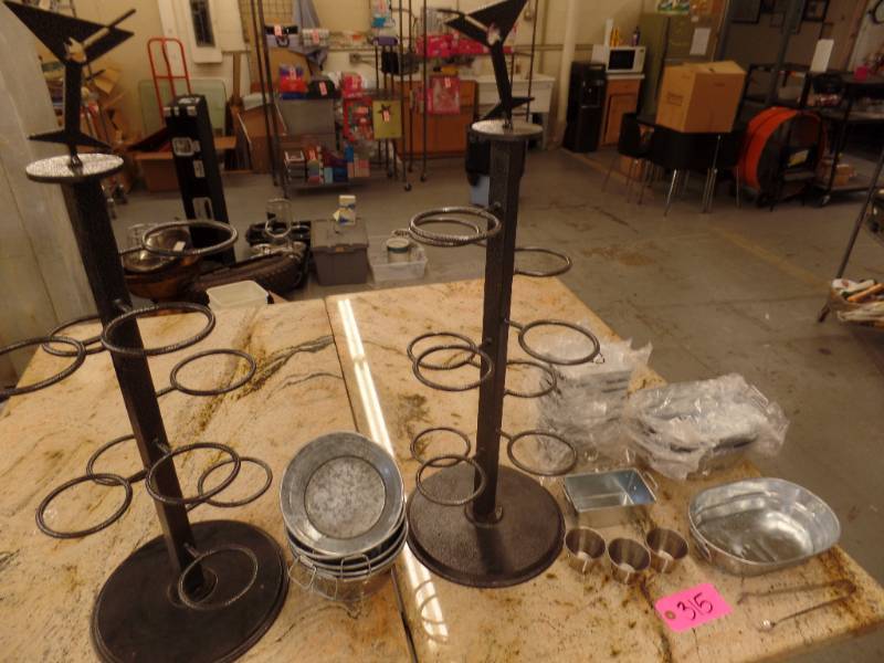 Martini Racks and Galvanized Pans