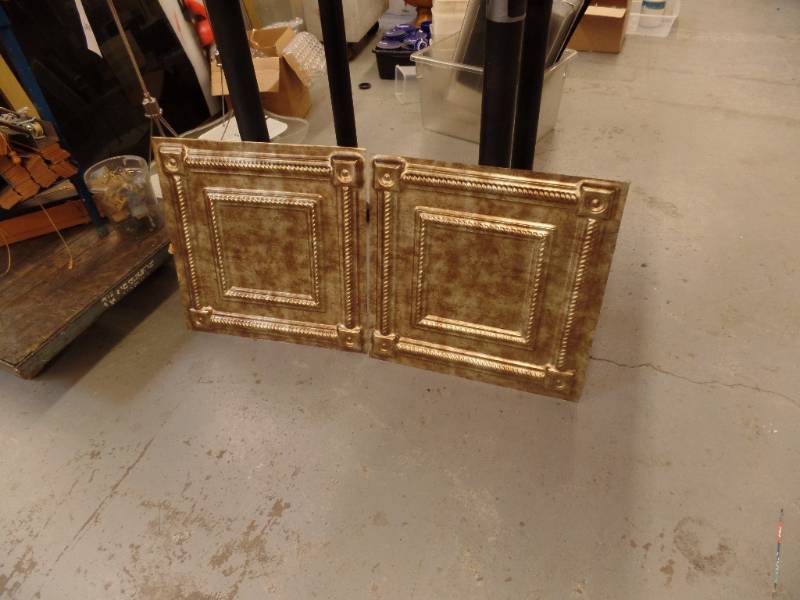 Metallic Looking Ceiling Tiles