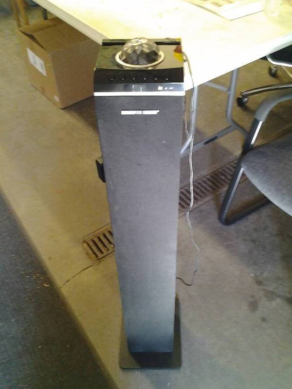 lot 30 image: Sharper Image Wireless Speaker With Built-In Disco Light