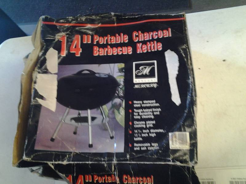 lot 27 image: 14 Inch Portable BBQ Kettle