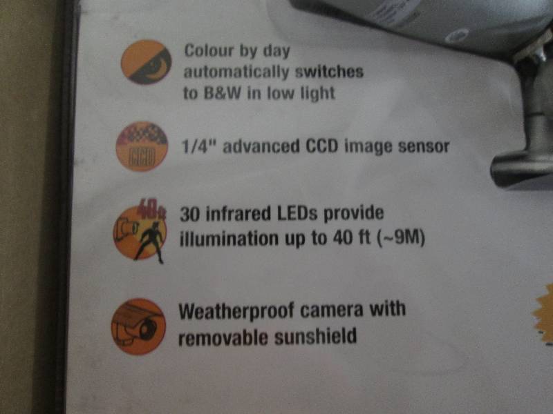 4 Brand New Security Cameras