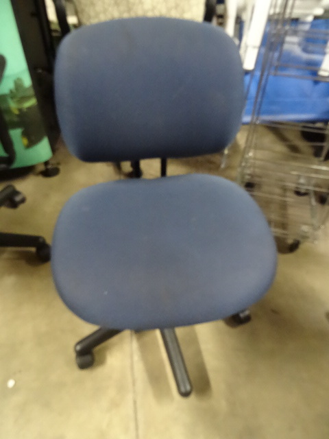 lot 36 image: Office chair on wheels...