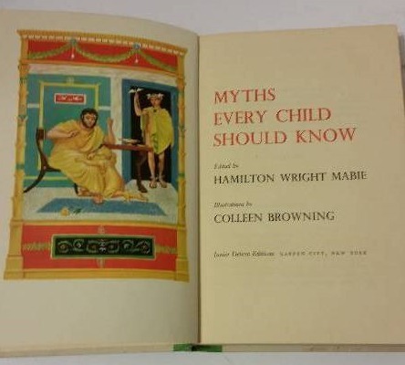 lot 80 image: 1955 Nelson Doubleday Junior Deluxe Editions Myths Every Child Should Know