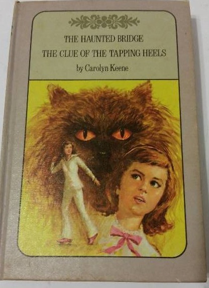 lot 51 image: Lot of (7) 1972 Edition Lavender Cover Double Nancy Drew mystery novels by Carolyn Keene - See Pictures