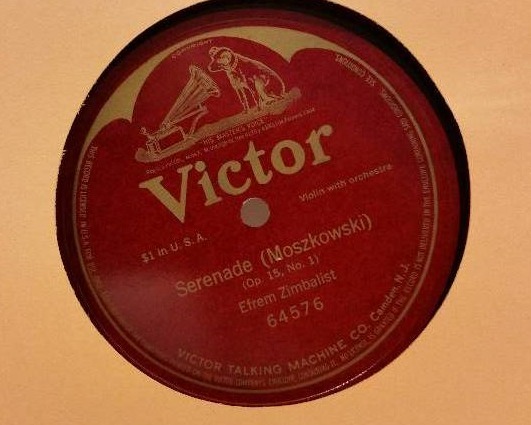 lot 54 image: Lot of (5) WWI Era (1912-1919) Vintage 78 rpm (4 Single and 1 Double Sided) Victor Records - See Description for Songs and Artists