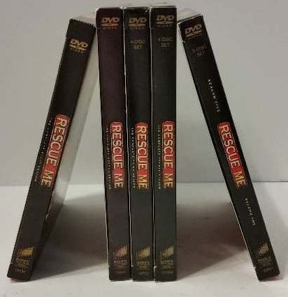 lot 59A image: Rescue Me Seasons 1-5 on DVD Starring Dennis Leary