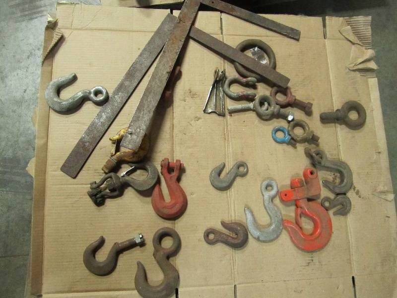 lot 54 image: Lot of hooks and squares...