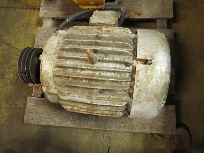 lot 67 image: Baldor stream cooled motor, 15 hp  ...