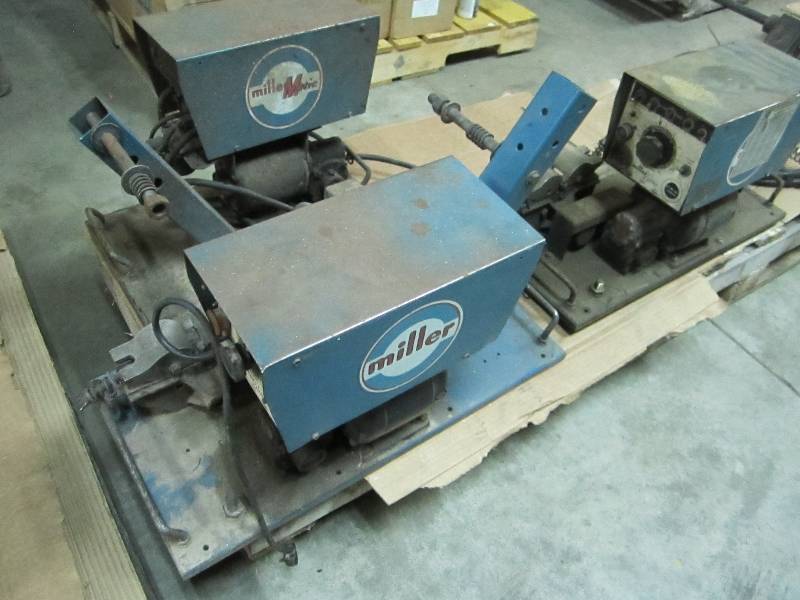 lot 24 image: 3 Miller Matic welding heads...